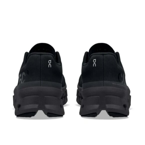 BEST TRY!!! On Women's Cloudmonster Shoes - Black/Magnet - Picture 5 of 8